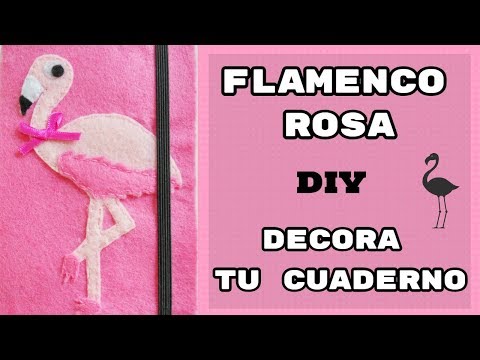 Flamenco Paso a Paso en Fieltro Decora tu libreta - YouTube