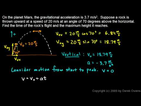 Physics 3.5.4d - Projectile Practice Problem 4