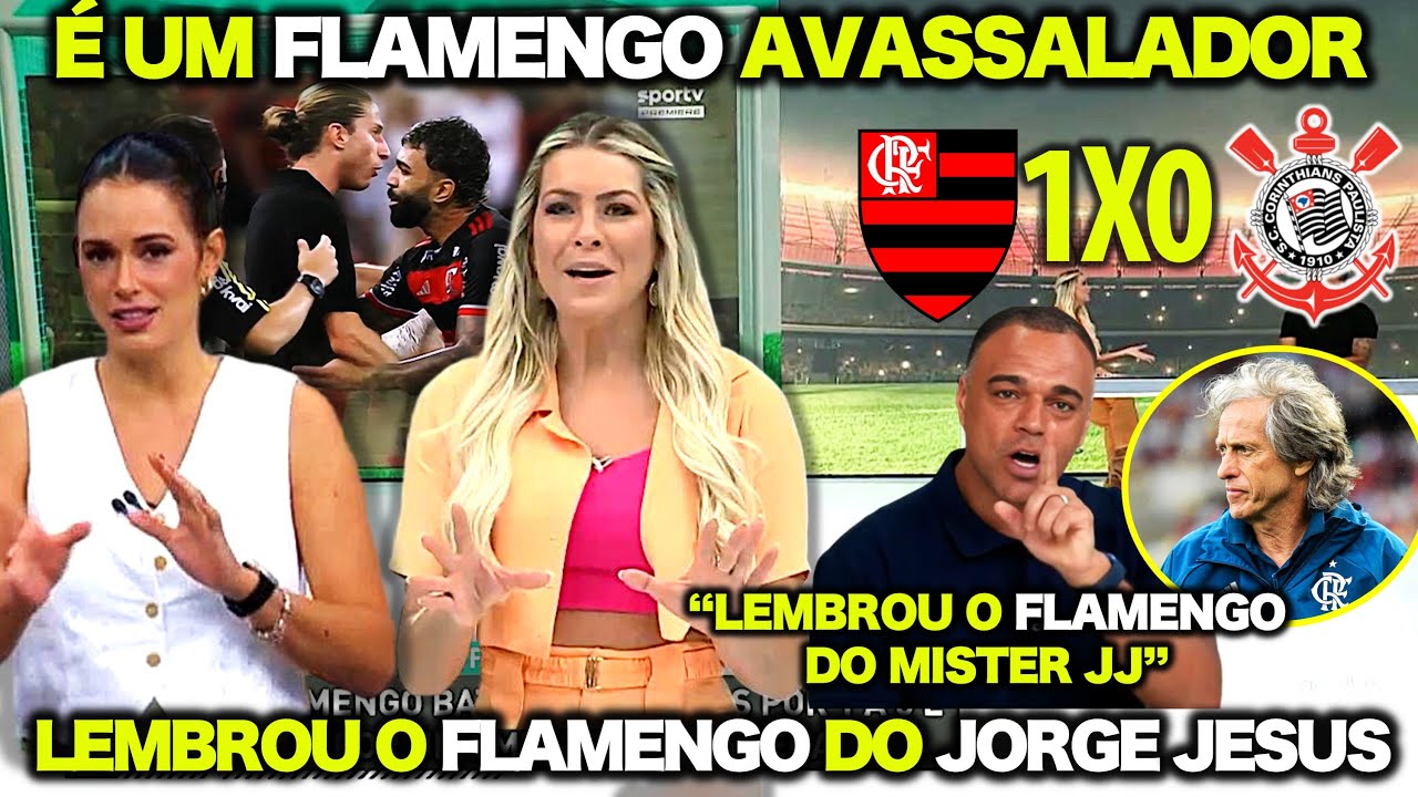 RENATA FAN e DENILSON RASGAM ELOGIOS ao FLAMENGO ! "FILIPE LUIS DEIXOU TODO MUNDO de BOCA ABERTA"