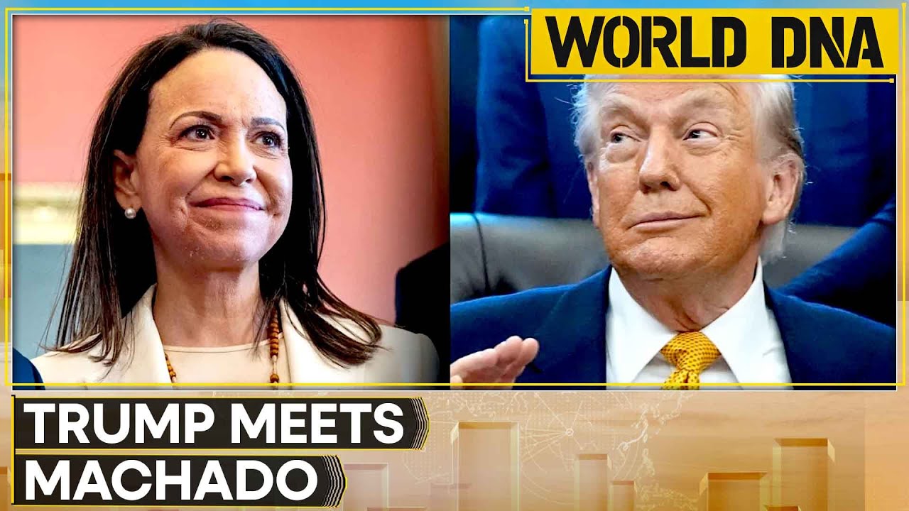 Trump-Machado Meet: Venezuelan Opposition Leader Machado Gives Nobel Medal to Trump | WORLD DNA