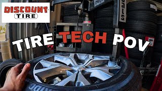 Tire Technician POV at Discount Tire