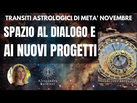 TRANSITI ASTROLOGICI DI META' NOVEMBRE