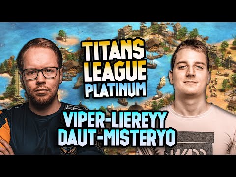 LAN CASTING de VIPER vs LIEREYY y DAUT vs MR.YO: TITANS LEAGUE ft @monozaoe    #ageofempires #aoe2