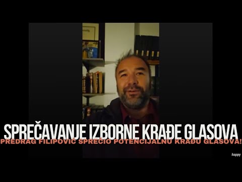 EKSKLUZIVNO - Predrag Filipovic sprecio potencijalnu kradju glasova na izbornom mestu u Americi!