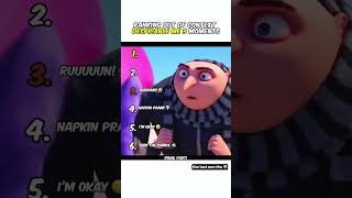 Download lagu Ranking Despicable Me 3 Moments 😭 mp3