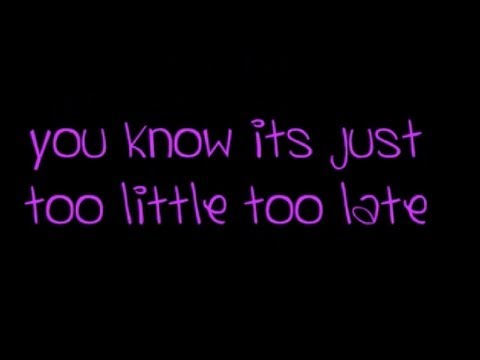 Jojo Too Little Too Late lyrics