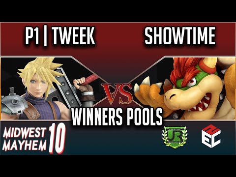 Midwest Mayhem 10 WINNERS POOLS - P1 | Tweek (Cloud, Bayonetta) vs Showtime (Bowser, Charizard)