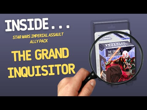 Star Wars Imperial Assault The Grand Inquisitor Villain Pack | Inside #720