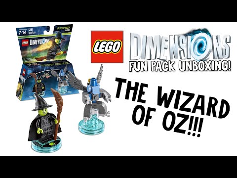 LEGO DIMENSIONS WIZARD OF OZ FUN PACK UNBOXING!!! (LEGO Set No. 71221)