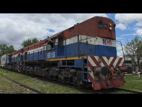 [4K] Lindo, variado y colorido mega-tren de NCA con destino a Ferreyra pasando por Marcos Juárez!!!!