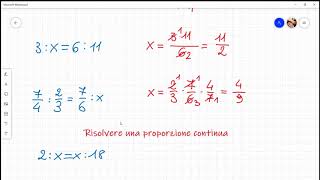 Risolvere una proporzione