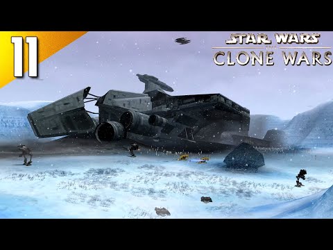 The Clone Wars: 100% (Jedi Master) Walkthrough Part 11 - Eye of the Storm (No Commentary)