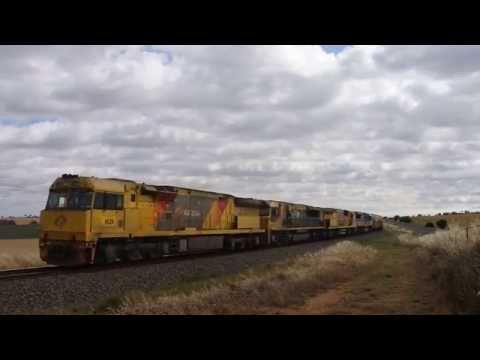 Junee Trains 6029, LDP007, 6027 & LDP001 with 5BM7