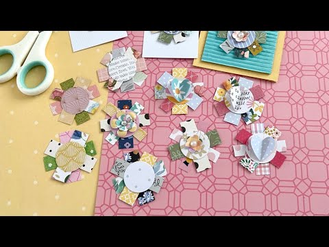 🌟 5min DIY Paper Embellishment Idea 🌟 Use Your Paper Scraps | Craft on a Budget | Beginner Craft