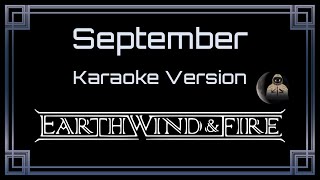 Earth, Wind &amp; Fire - September [CC] [Karaoke Instrumental]