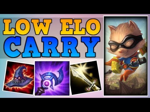HOW TO SUPER CARRY LOW ELO WITH TEEMO!