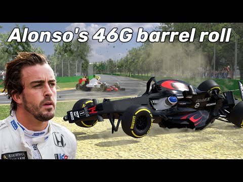 Alonso 3D Crash Animation | F1 2016 Australian GP