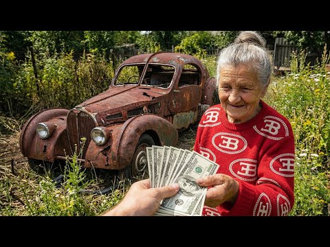 We Found 1932 Bugatti Atlantic for $1,000… Then Restored It || ASMR Car Restoration!