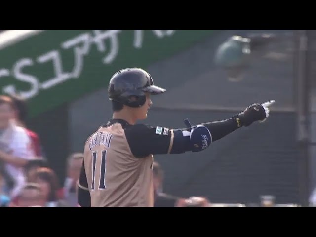 【1回表】ファイターズ・大谷 内角攻めに対応し先制打!! 2017/8/26 E-F