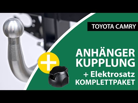 Anhängerkupplung abnehmbar TOYOTA CAMRY  | GDW Komplettsatz + Montage von Rameder