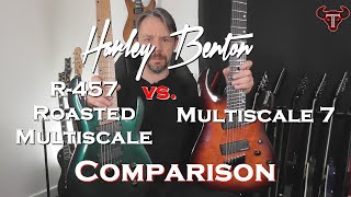 Video thumbnail for Harley Benton R-457 Roasted Multiscale vs Harley Benton Multiscale 7 comparison by ToroK