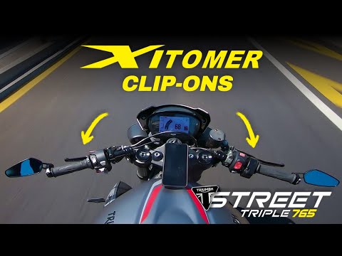 Clip-on installation for Triumph Street Triple 765RS! | Xitomer Clip-ons