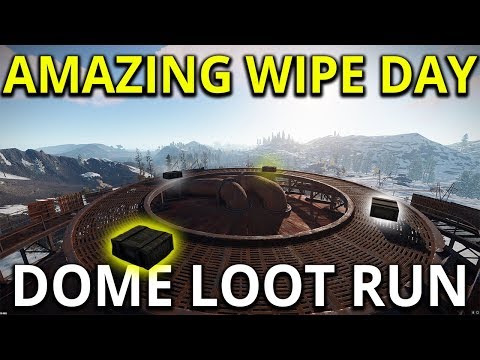 The Dome Gives Amazing Wipe Day Loot - Rust Solo Survival Gameplay