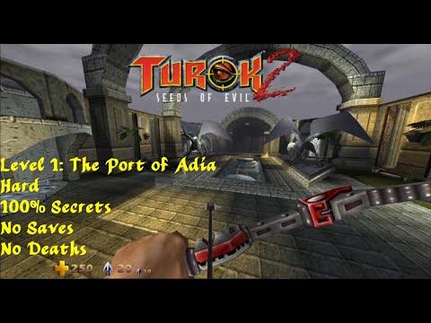Turok 2: Seeds of Evil HD | Hard, 100% | Level 1: The Port of Adia