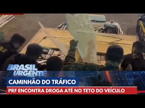 PCC: PRF encontra droga até no teto do caminhão | Brasil Urgente