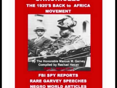 Objectives Of The U N I A   Rt  Hon  Marcus Garvey