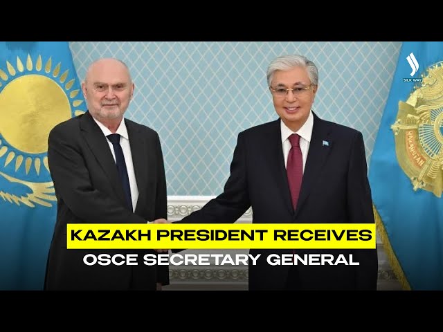 Kazakh President receives OSCE Secretary General