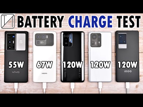 Vivo X70 Pro Plus vs Mi 11 Ultra vs Xiaomi 11T Pro vs Xiaomi Mix 4 vs iQOO 8 Pro Charging Speed Test