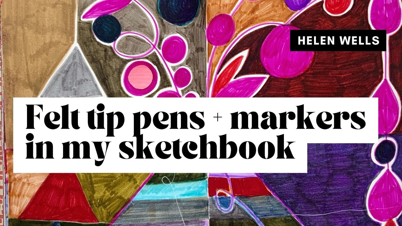 Art supplies: My five favourite types of felt tip pen and marker