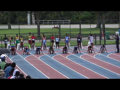 Girls 100m Dash 15-16 Year Old Heat 1 - 44th Annual Northwest Track and Field Classic 2019