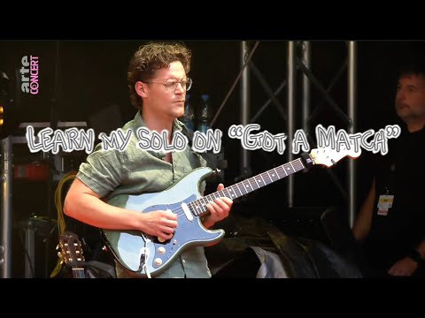 Will Brahm - "Got a Match" Guitar solo live in Germany