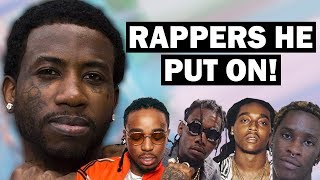Rappers Gucci Mane Discovered & Put On (Migos, Young Thug + more influence )