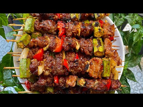 Thịt Nai Xiên Que - Nướng Sa Tế