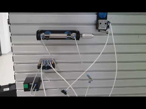 Wegabhängige Steuerung mit mechanisch betätigten 3/2-Wegeventil