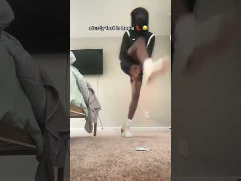 Sturdy In Heels 😨🔥 #shorts