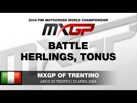 MXGP of Trentino 2014 Jeffrey Herlings vs Arnaud Tonus - Motocross