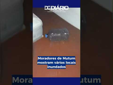 Chuva provoca alagamentos e prejuízos em Mutum