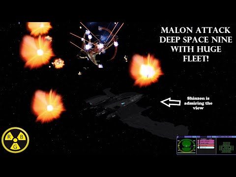 HUGE Malon Freighter Fleet VS Dominion War Deep Space Nine | Whacky Results | Star Trek Ship Battle