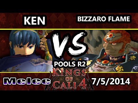 Kings of Cali 4 - Bizzarro Flame (Ganondorf) Vs. Ken (Marth) - Pools Round 2