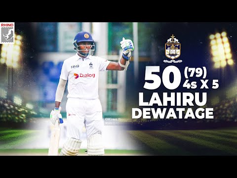 Lahiru Dawatage's half-century in the 87th Battle of The Saints