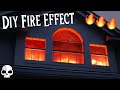 DIY Halloween Props - Realistic Fake Fire Special Effects