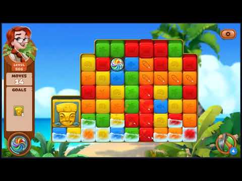 Lost Island Blast Adventure Level 566 - NO BOOSTERS 🏝️ | SKILLGAMING ✔️