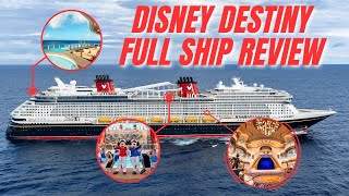 Disney Destiny Cruise Ship Tour | Disney Destiny Review & Tips | Destiny Room Tours | Dining Review