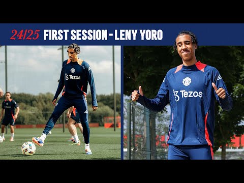 Leny Yoro's First Session 🤩 | Inside Training