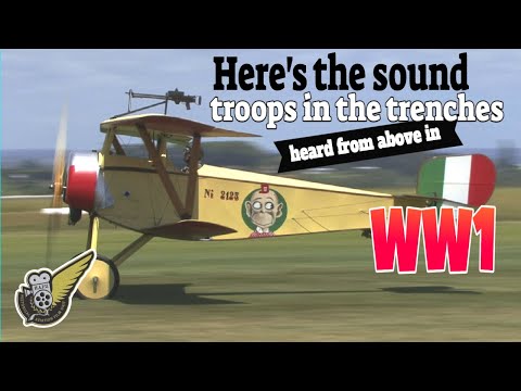 Four Noisy WW1 Fighter Aircraft