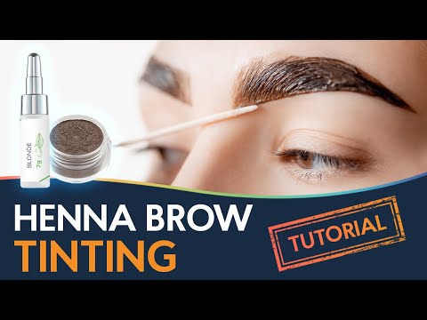 HENNA BROW TINTING TUTORIAL | Henna Refresh